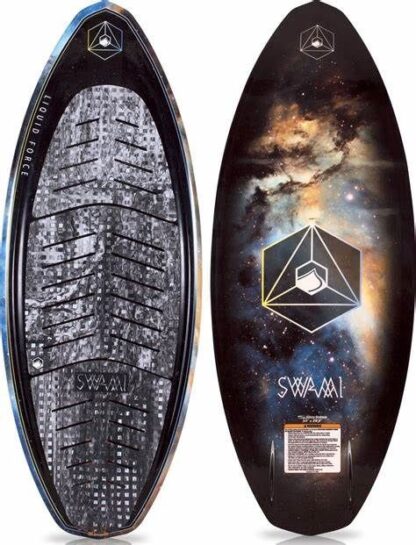 Surf the wake like you were born to ride with the Liquid Force Swami Wakesurf Board. This high performance wakesurf features a rounded diamond nose and tail